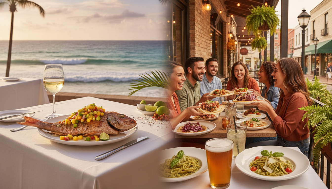 A Culinary Tide: Oceanfront Indulgences vs. Mainland Gems in Vero Beach