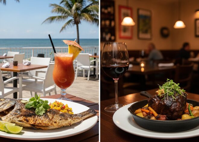 Vero Beach Culinary Journey: Oceanfront Splendor vs. Mainland Charms
